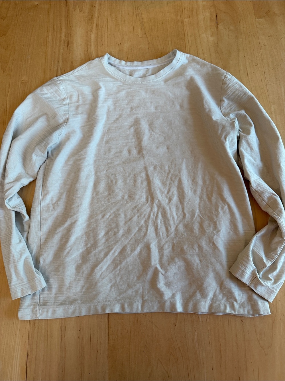 Kenneth Cole Cream Long Sleeve Crewneck Shirt